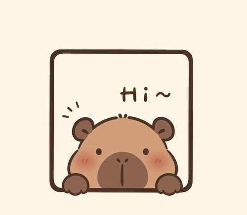 sticker capybara meme