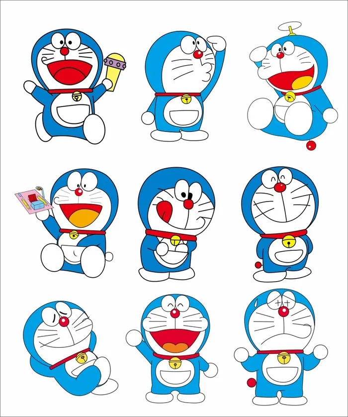 stickers doraemon