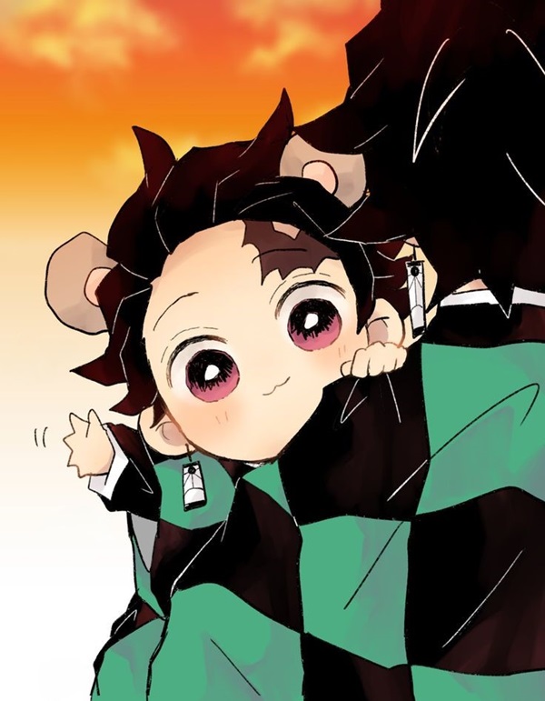 tanjiro anime chibi