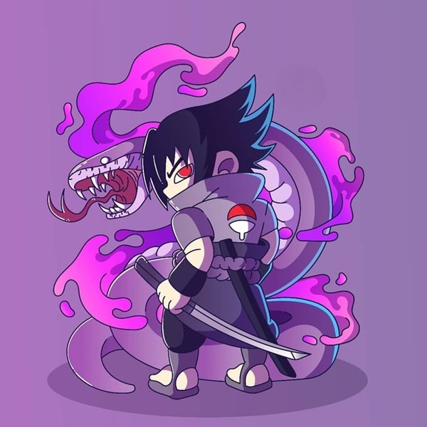 uchiha sasuke chibi ngầu