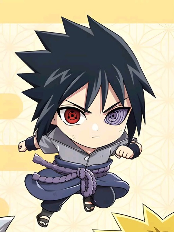 uchiha sasuke ngầu chibi