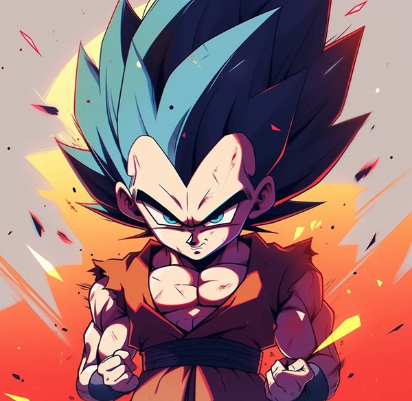 vegeta chibi 4k