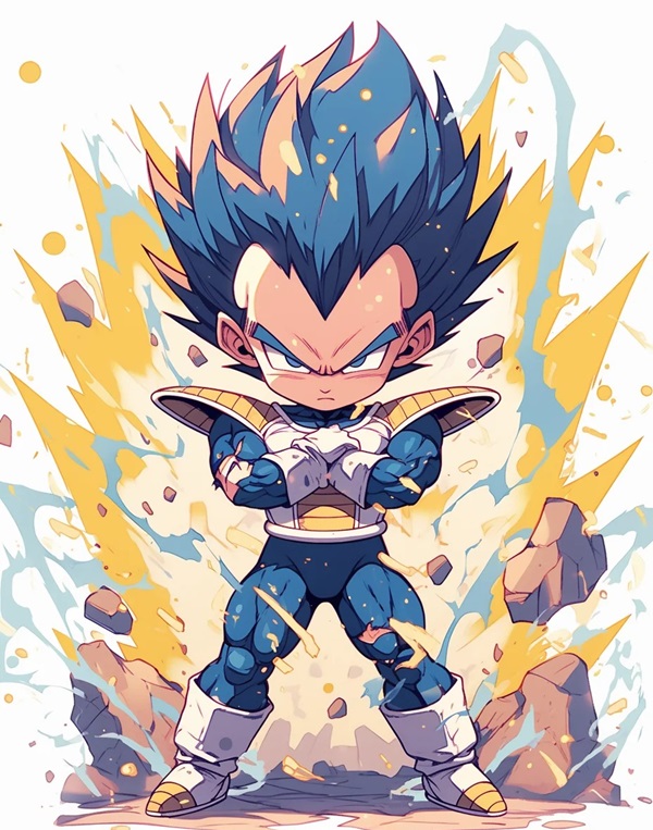 vegeta chibi đẹp