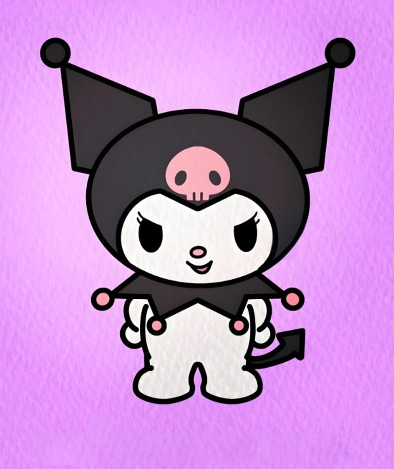 wallpaper hình kuromi cute