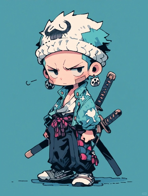 zoro chibi ngầu nhất