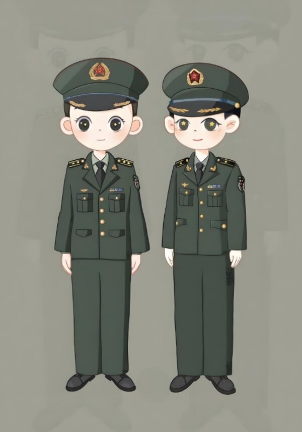 ảnh bộ đội chibi