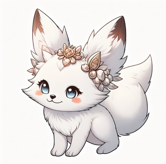 ảnh hồ ly chibi