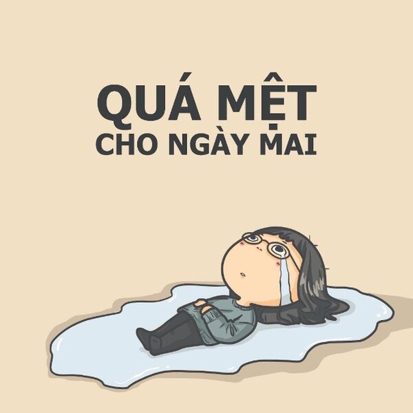 ảnh mệt mỏi hài hước meme