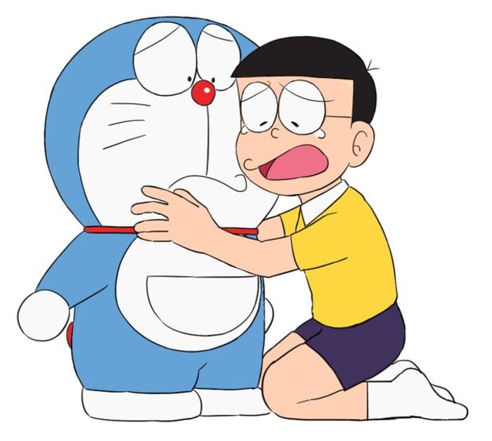 ảnh nobita và doraemon chibi