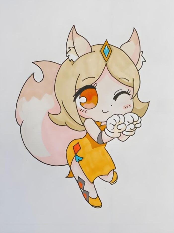 cạm bẫy của hồ ly chibi