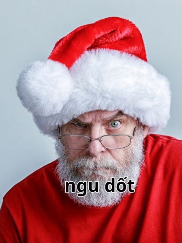 meme ông gia noel chửi ngu