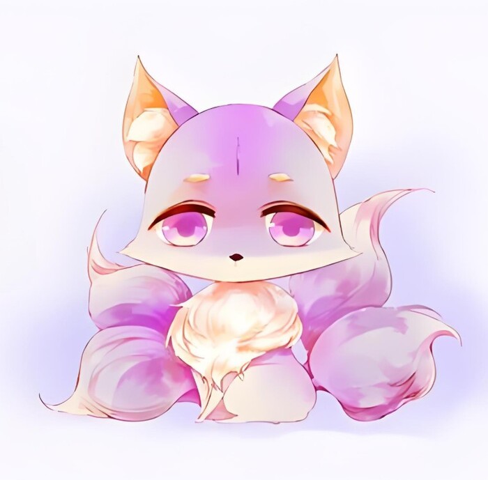 cửu vĩ hồ ly chibi