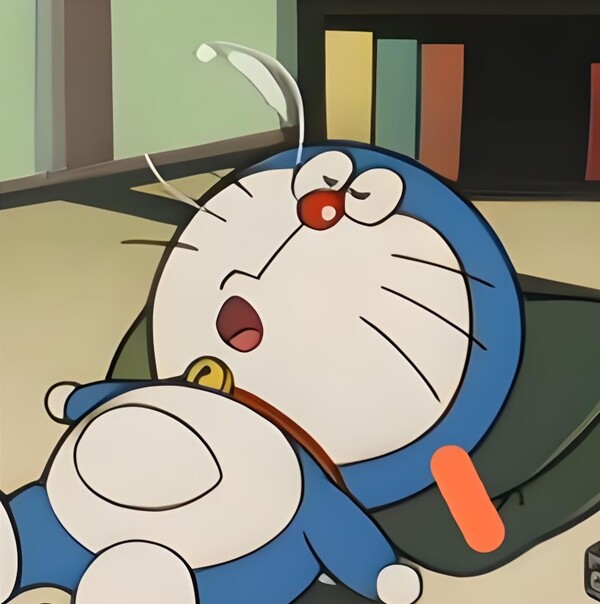 doraemon ngủ meme