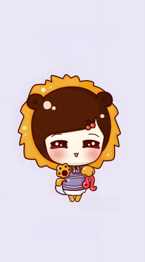 hình chibi cung sư tử