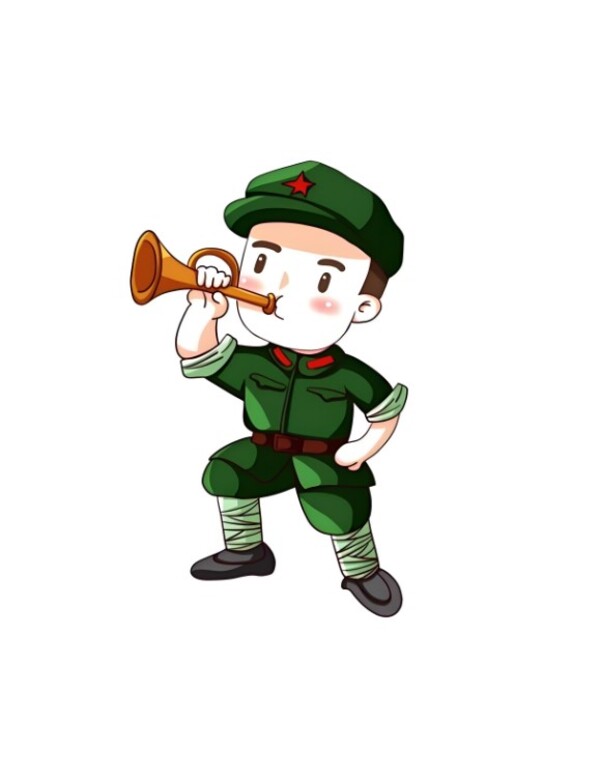 hình chú bộ đội chibi