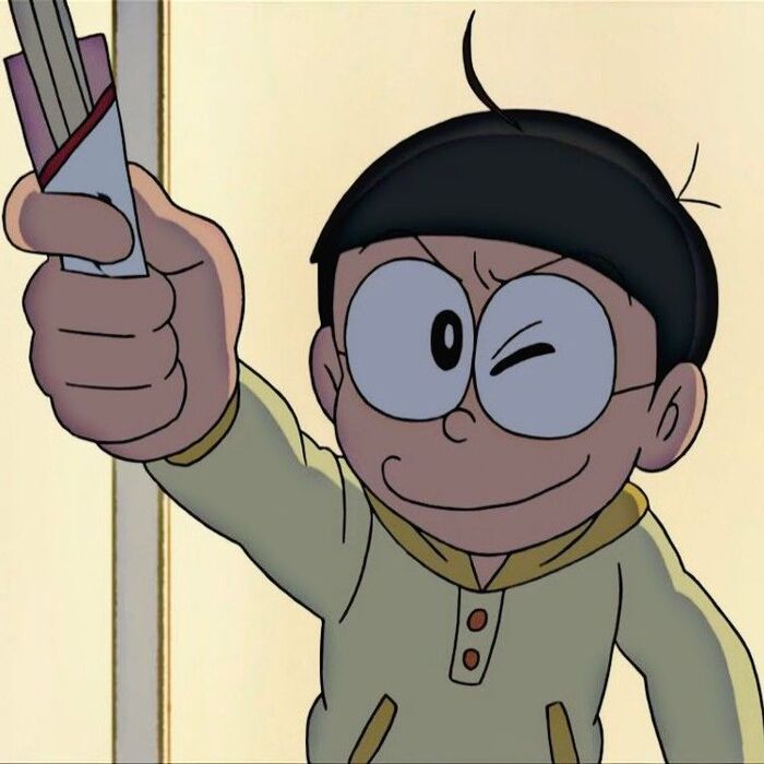 hình nobita ngầu chibi