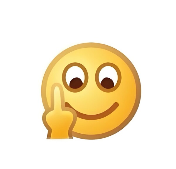 icon ngón giữa meme