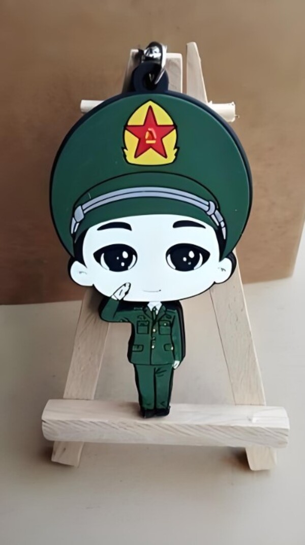 móc khóa bộ đội chibi