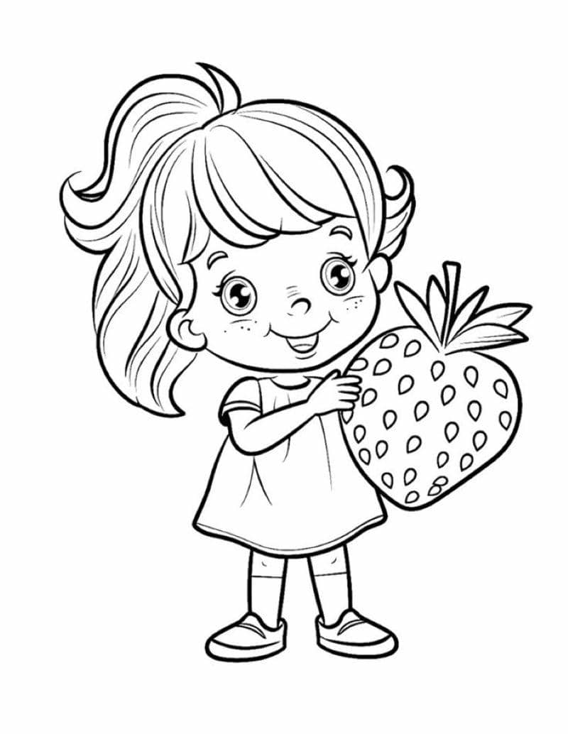hình ảnh dâu tây cute