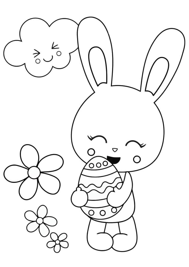 hình vẽ con thỏ cute