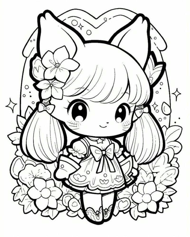 tô màu búp bê chibi
