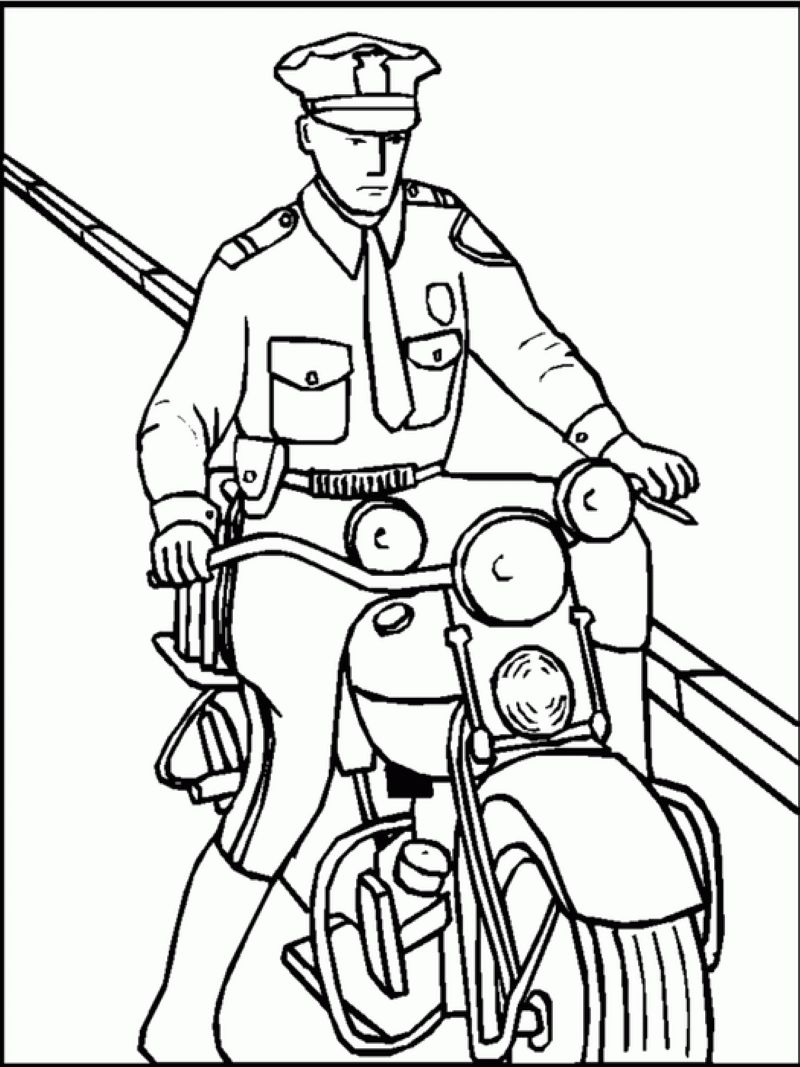 tranh vẽ cảnh sát