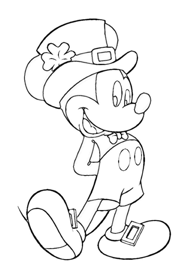 ảnh chuột mickey vẽ
