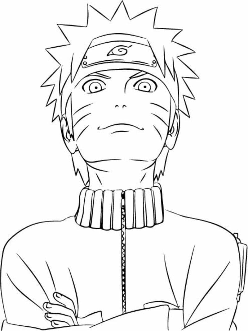 ảnh tranh naruto tô màu