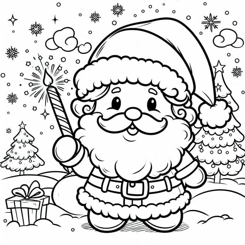 ảnh tranh ông già noel