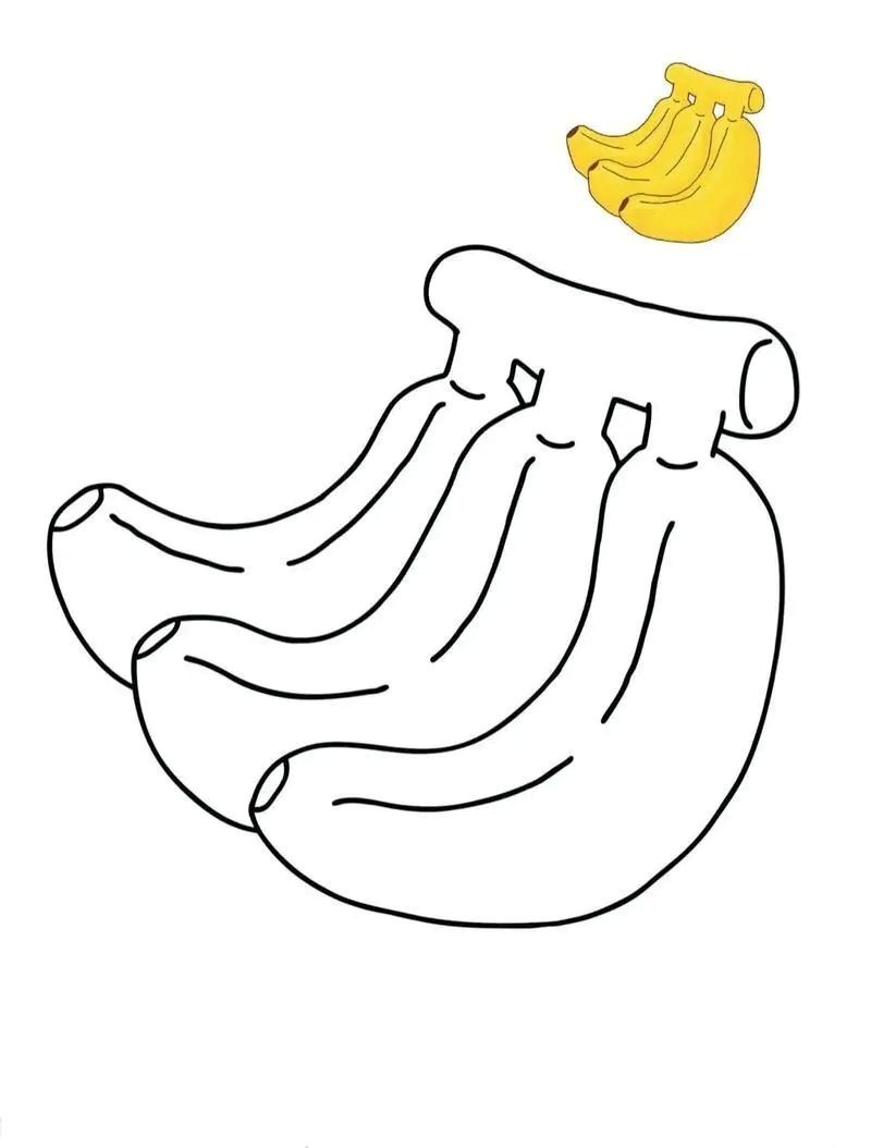 ảnh vẽ nải chuối