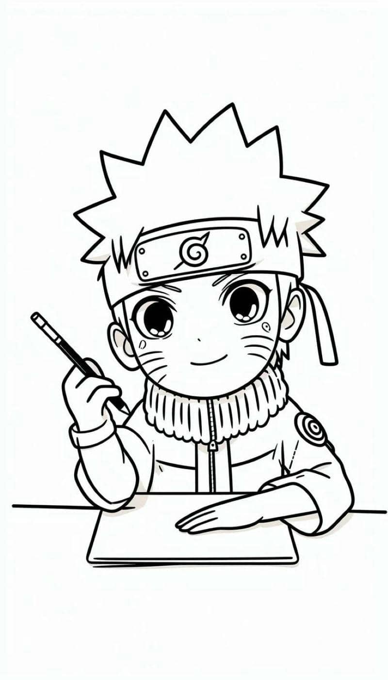chibi naruto tô màu