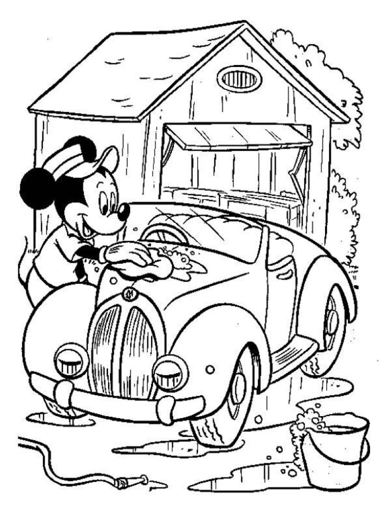 chuột mickey tô màu
