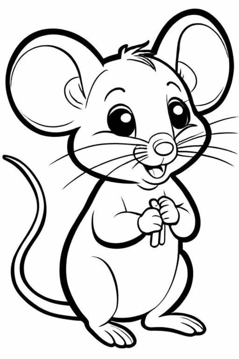 chuột mickey tô màu