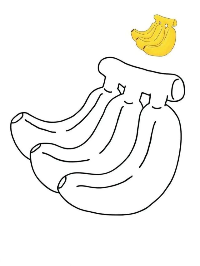 ảnh vẽ nải chuối