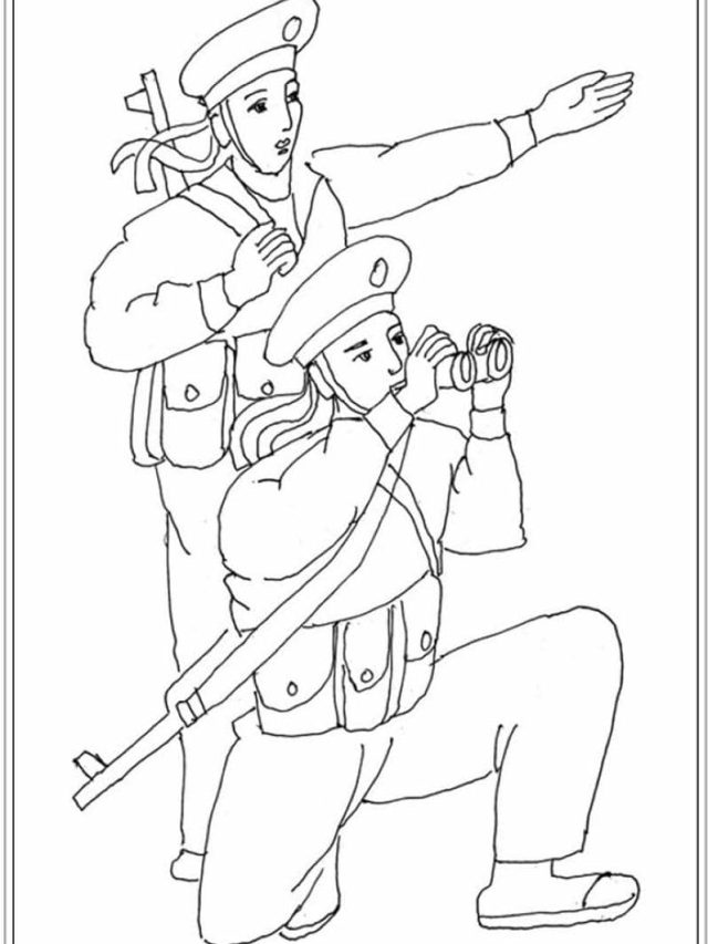 hình chú bộ đội