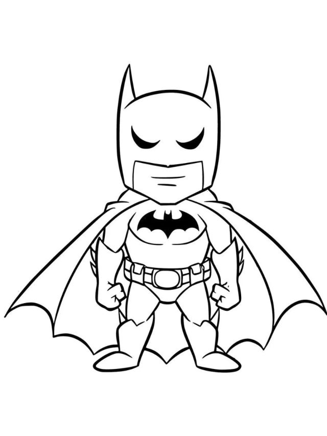 tô màu batman cute