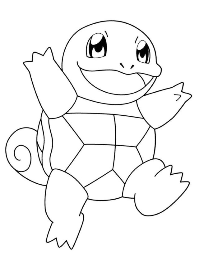 tô màu pokemon hệ nước