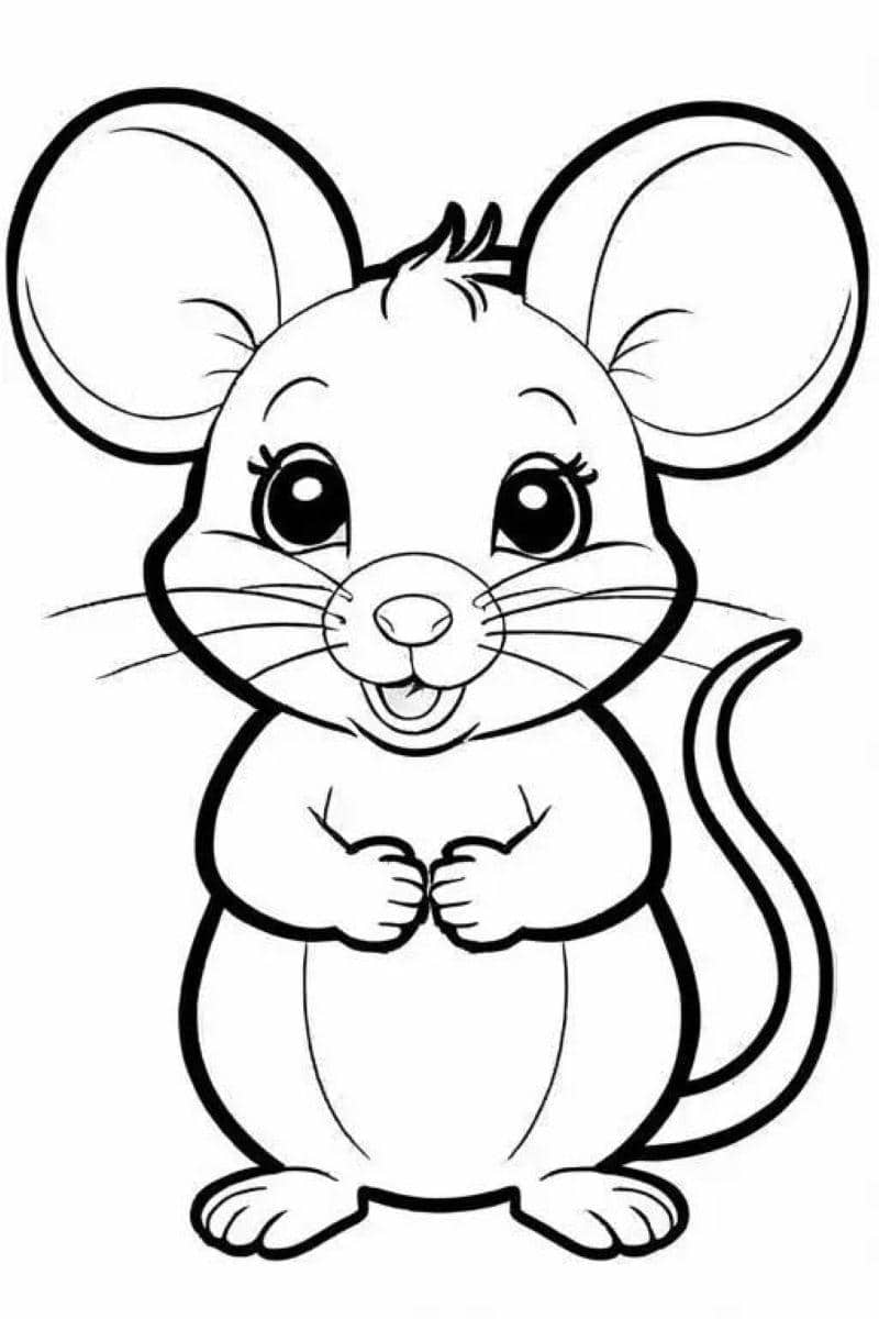 hình ảnh chuột mickey tô màu