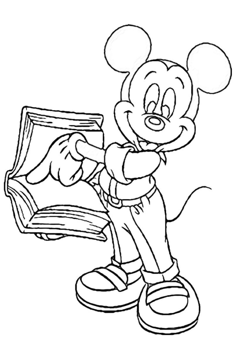 hình ảnh mickey tô màu
