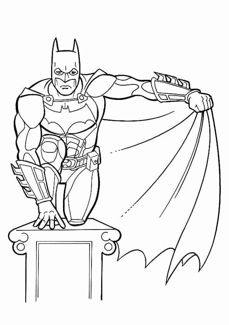 hình ảnh tô màu batman cho bé