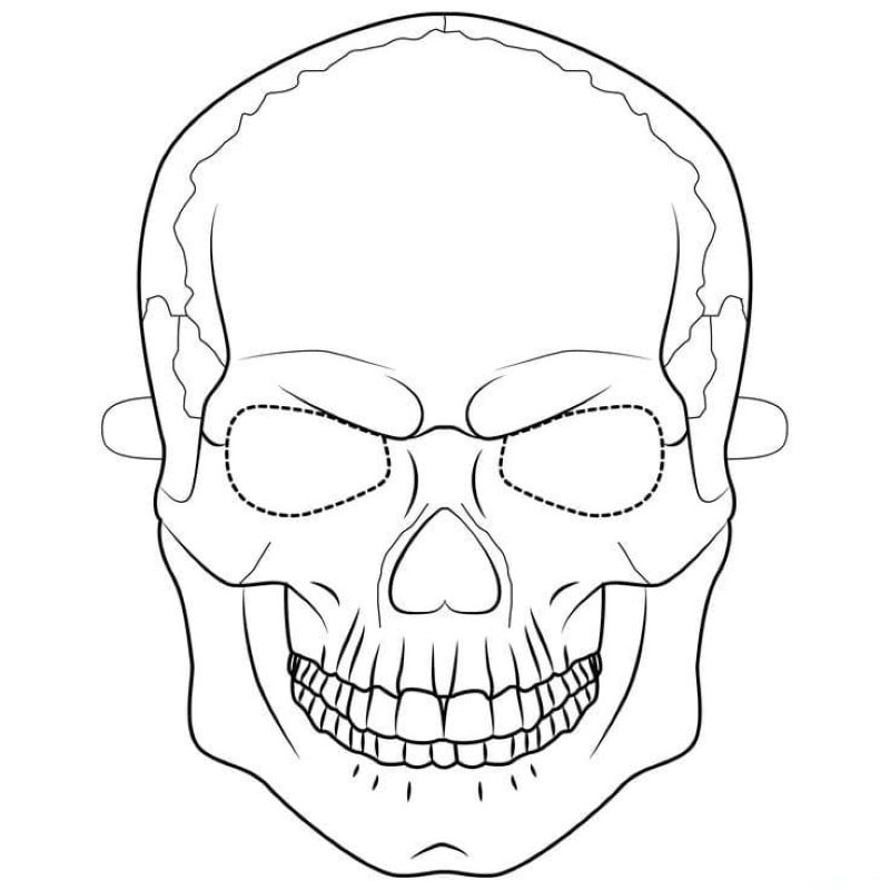 hình ảnh tô màu halloween cho bé