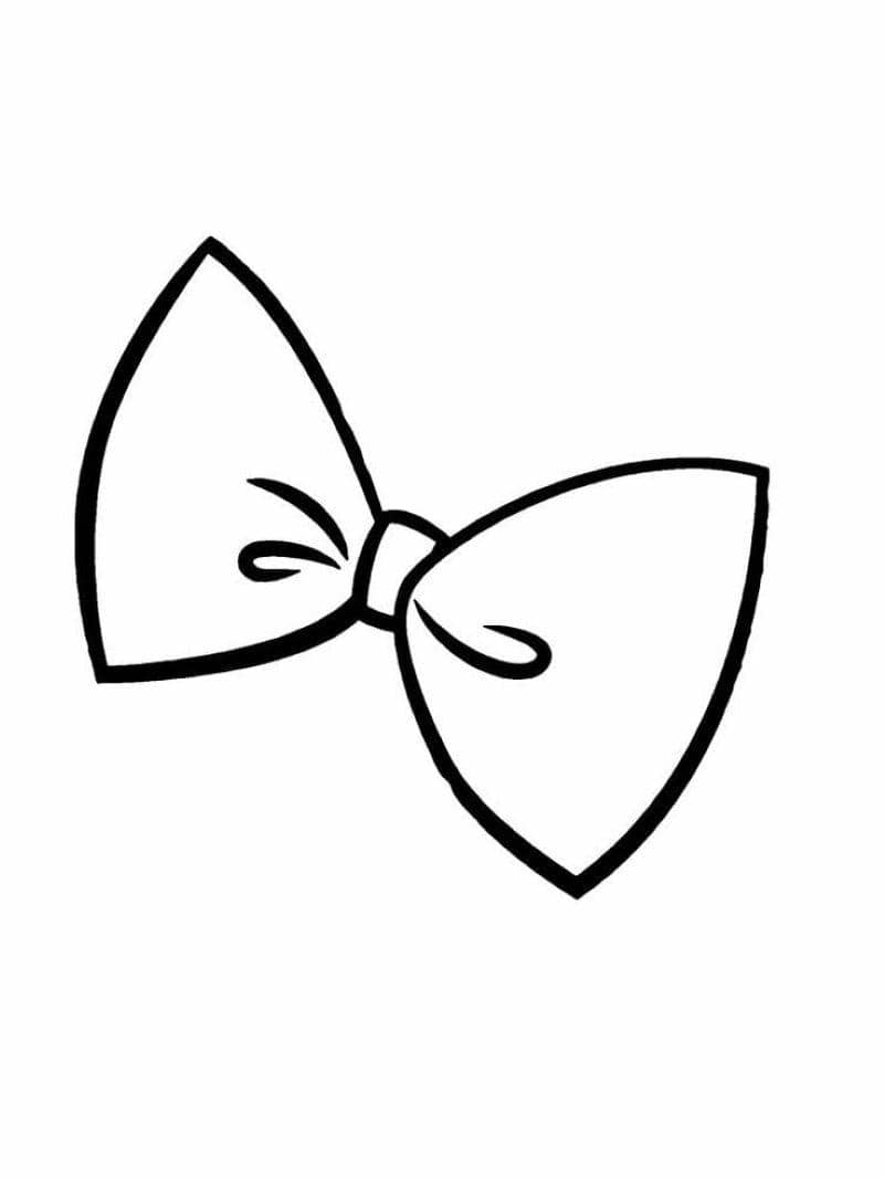 hình ảnh tô màu nơ cute