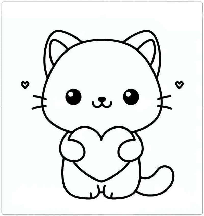 hình ảnh tranh tô màu trái tim