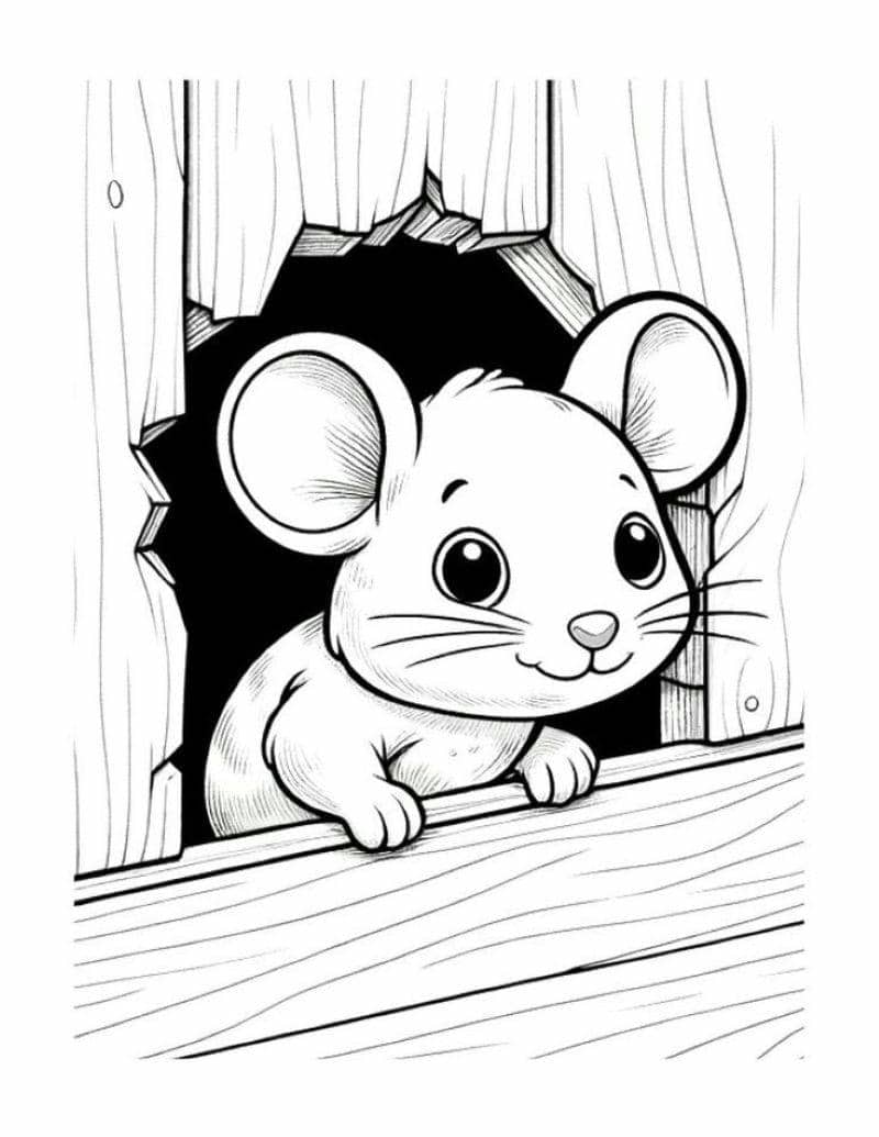 hình chuột mickey tô màu