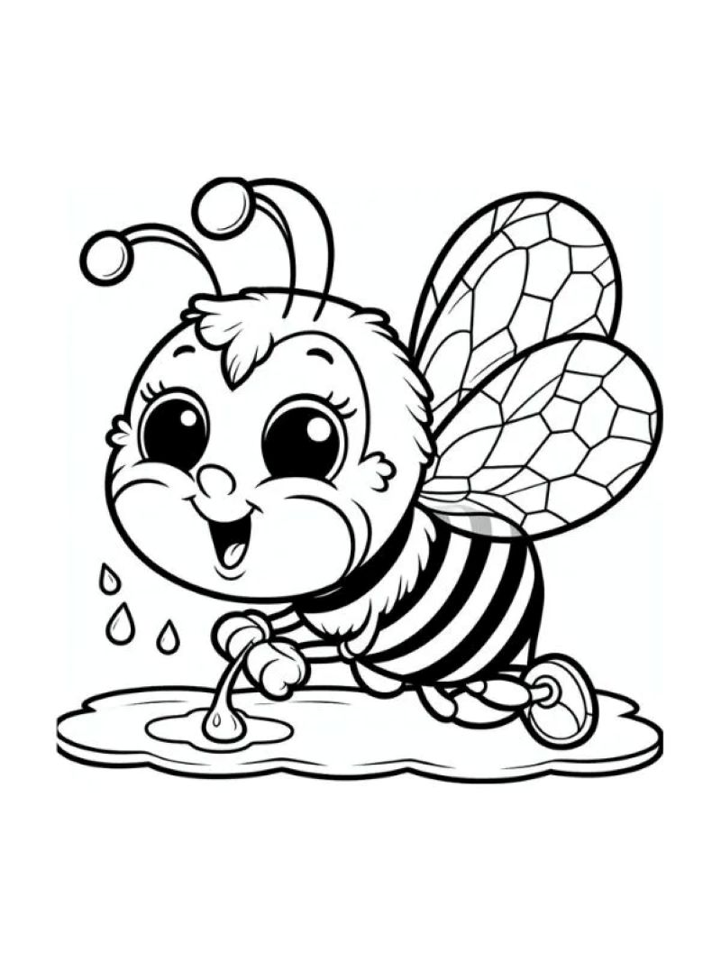 hình con ong ngộ nghĩnh