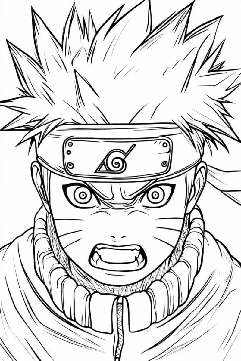 hình tô màu naruto