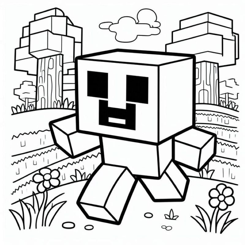 minecraft tô màu