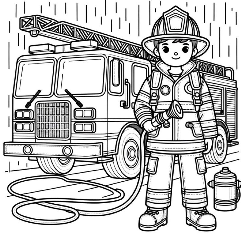 ngành nghề tranh tô màu chủ đề nghề nghiệp