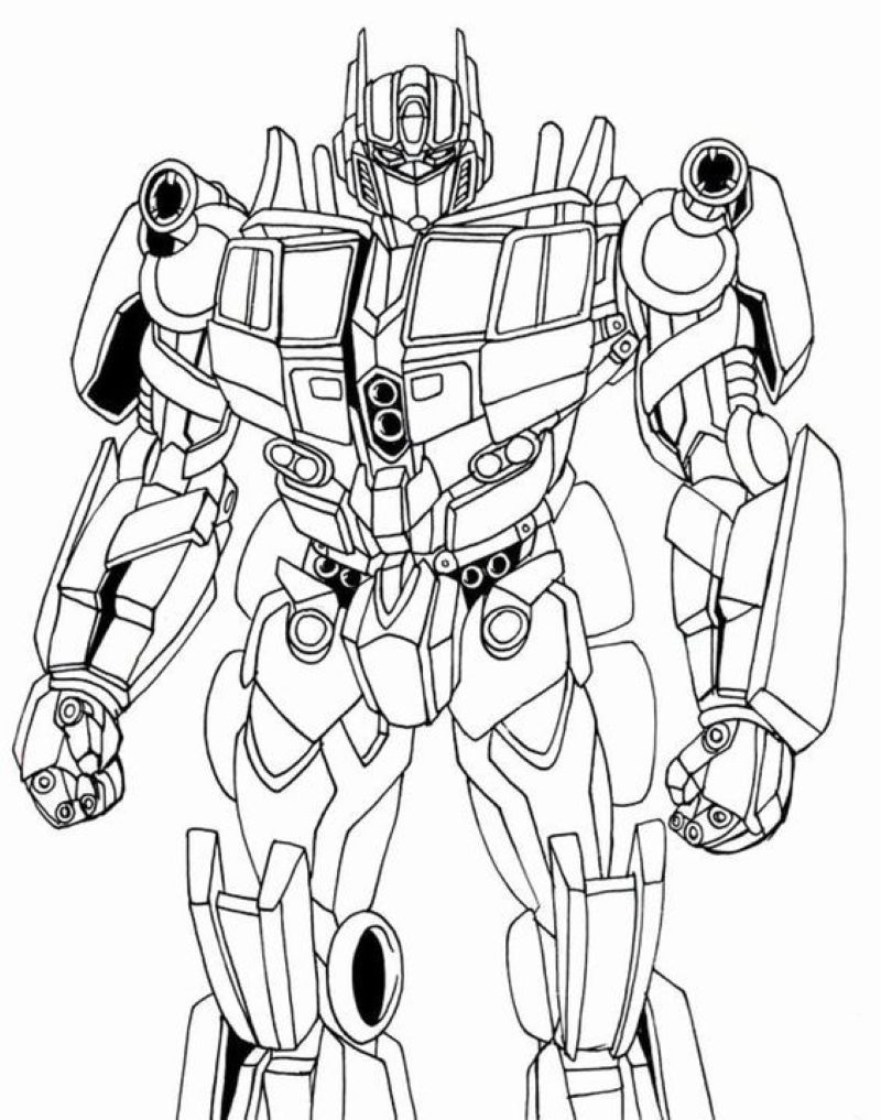 rô bốt tranh tô màu robot