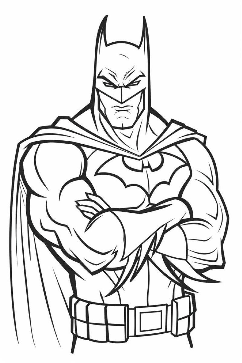 tô màu batman cho bé
